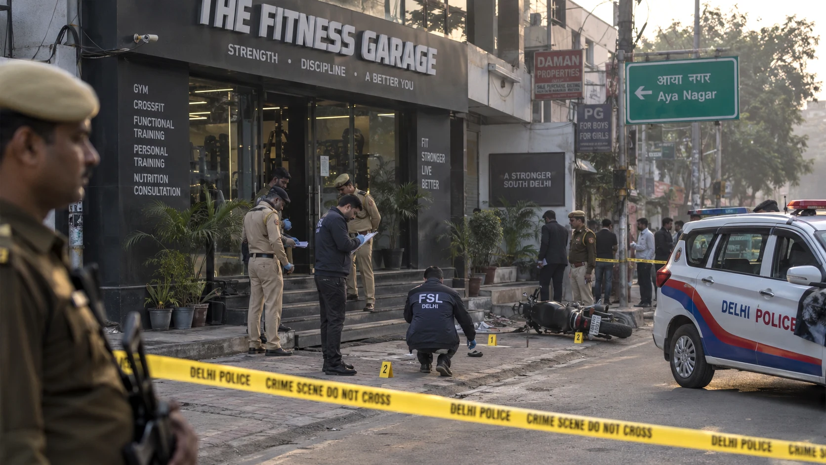 the police investigation into the shooting of gym trainer Vijay Kumar near a gym in south Delhi’s Aya Nagar