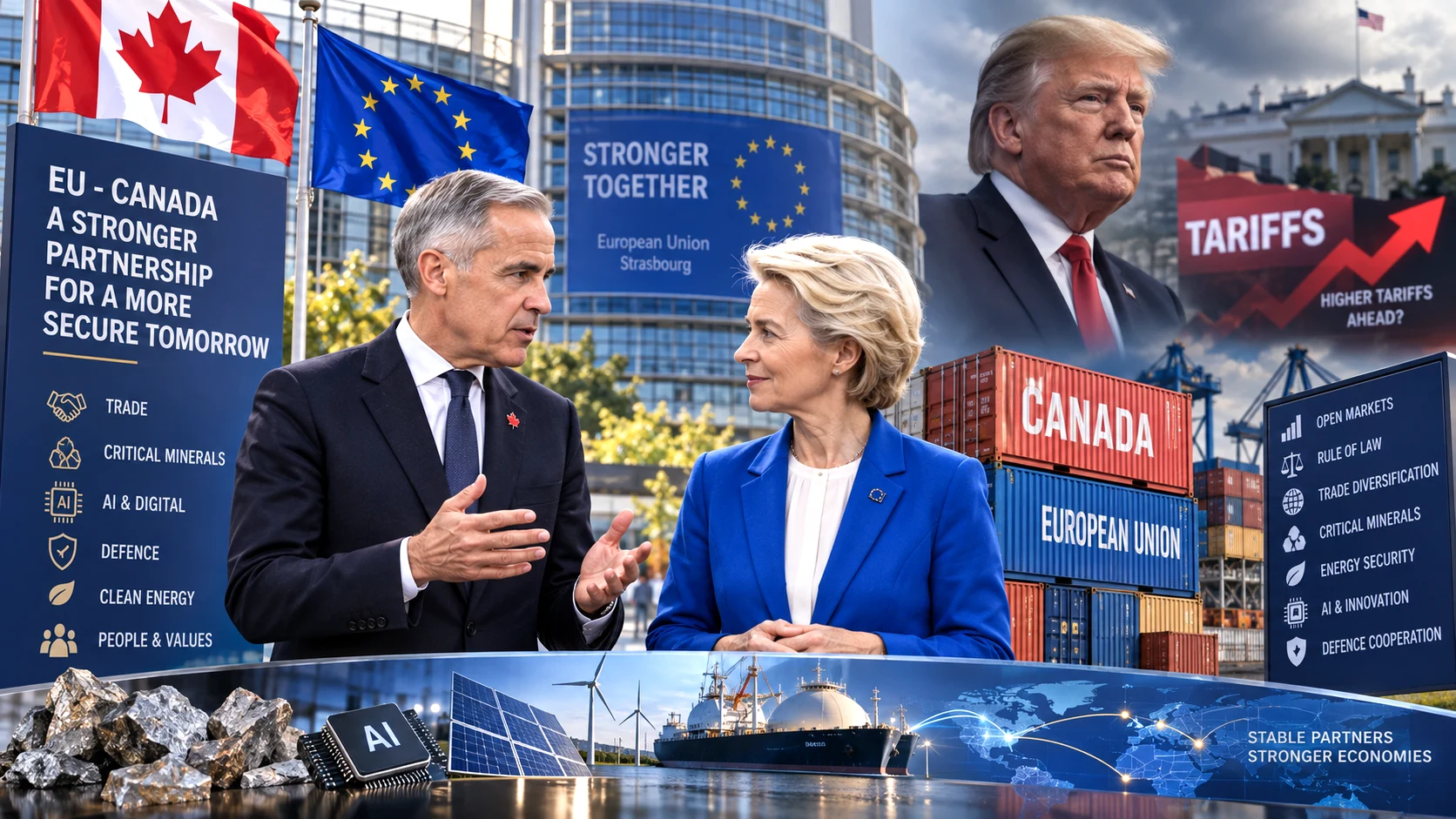 Canada and the European Union exploring a deeper strategic partnership amid US tariff threats