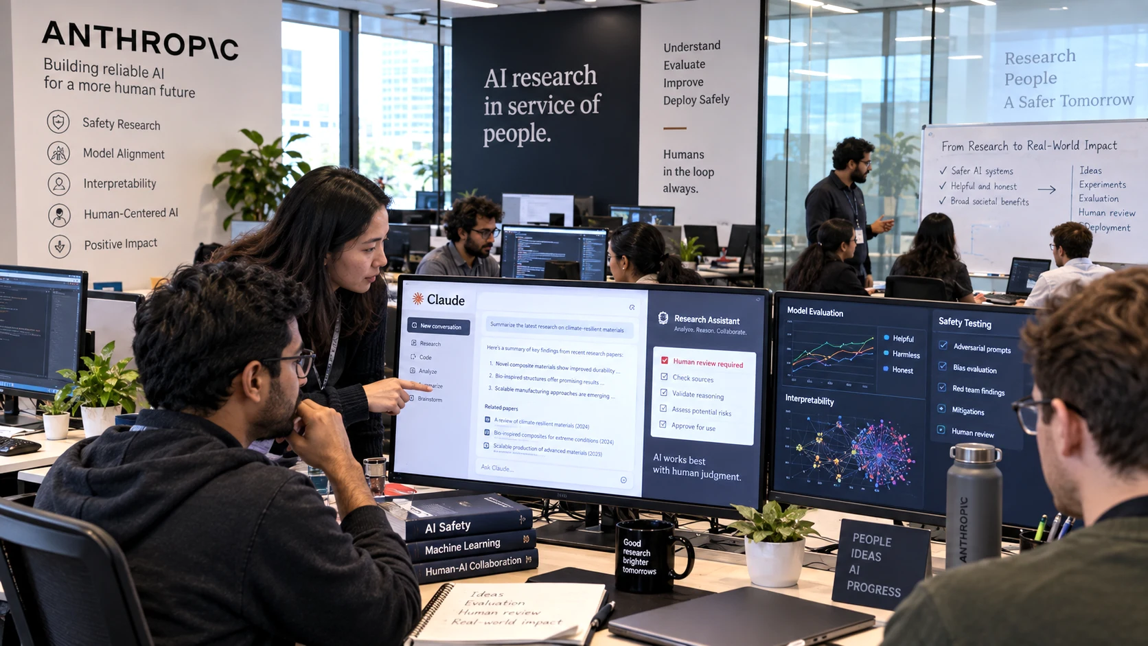 Anthropic’s Claude AI systems contributing to research and development under human supervision