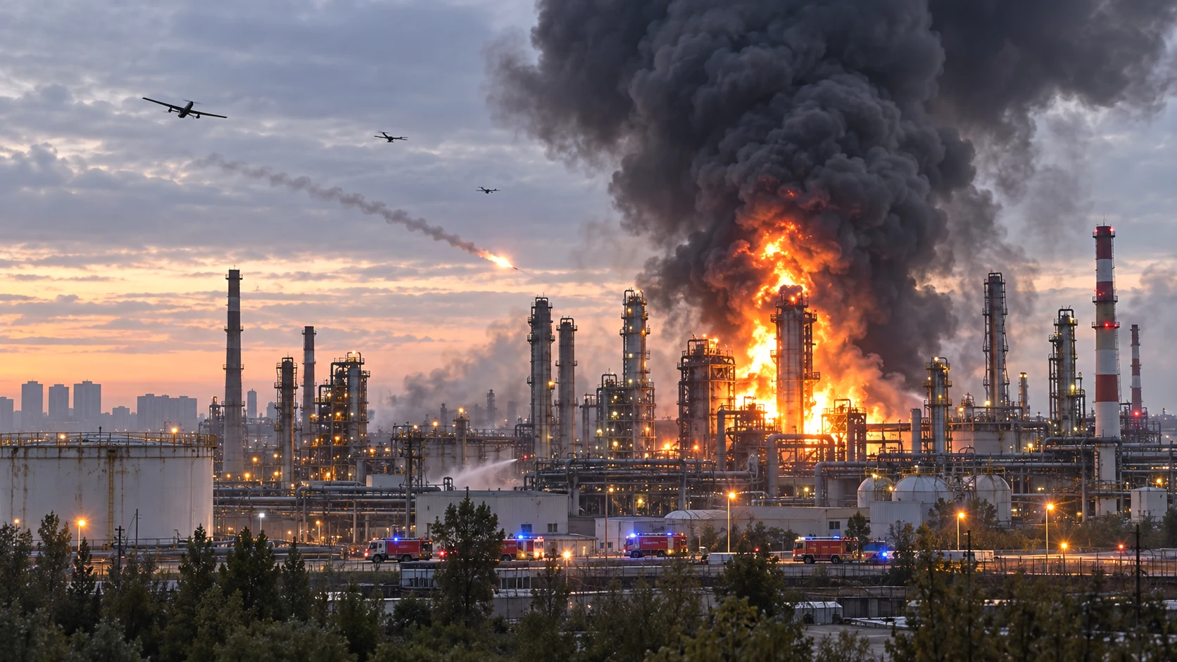 Ukraine’s long-range drone and missile operation that struck the Moscow Oil Refinery
